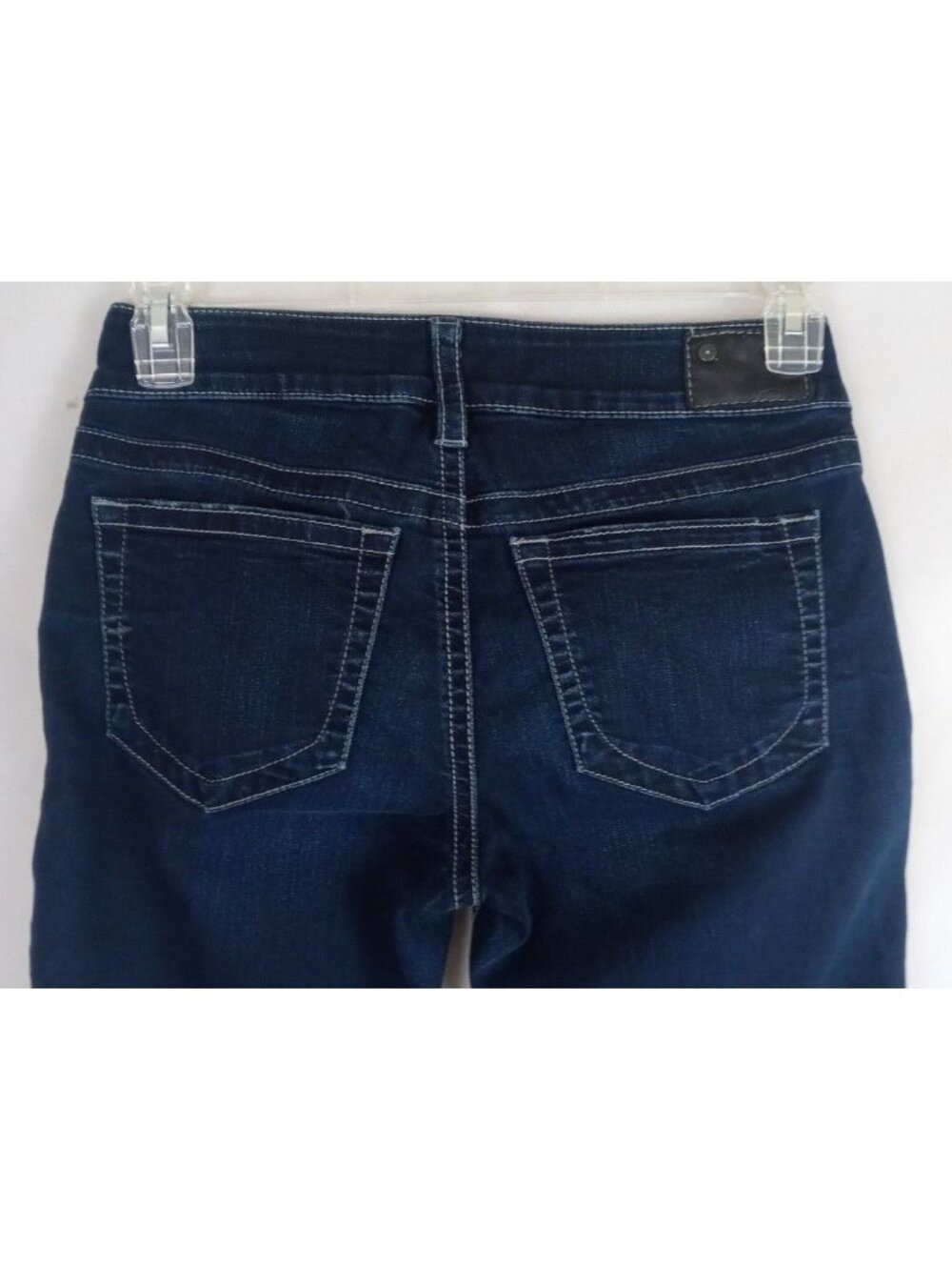 Silver Suki Mid Pencil Skinny Dark Wash Low Rise Jeans Size 28x31